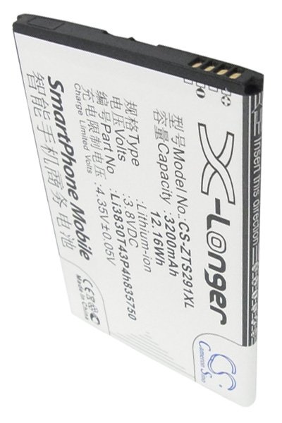 BTC-ZTS291XL batteri (3000 mAh 3.8 V)