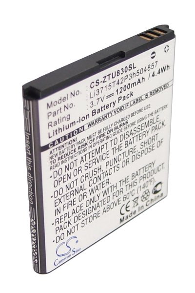 BTC-ZTU830SL battery (1200 mAh 3.7 V)
