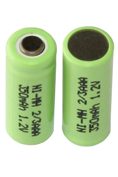 2x 2/3 AAA Batterie (350 mAh, Wiederaufladbar)