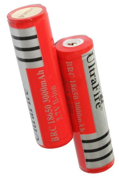 Sociale wetenschappen Dominant klink Batterij - UltraFire 18650 Button Top batterij Oplaadbaar (2 stuks) (3.7V,  3000 mAh) - BatteryUpgrade