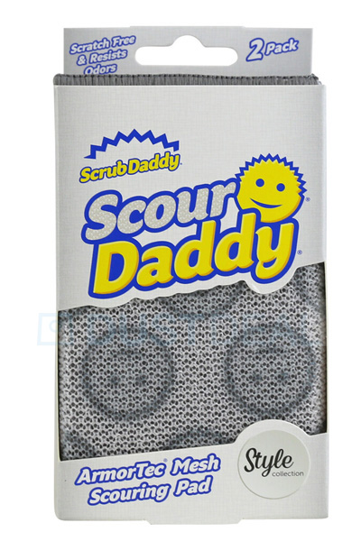 Oggetto - Scrub Daddy  Spugna abrasiva Scour Daddy collezione Grey Style  (2 pezzi) - DustDeal - Necessità legate ai sacchetti raccoglipolvere & agli  aspirapolvere