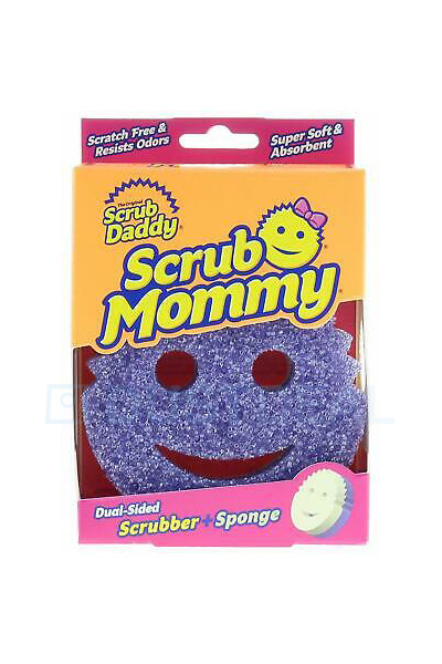 Artículo - Scrub Daddy  Scrub Mommy Sponge en púrpura - DustDeal -  Aspiradoras & bolsas