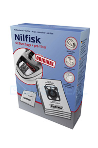 Nilfisk Microfibres (4 sacs, 1 filtre)
