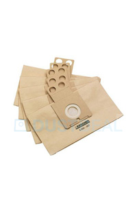 Kärcher 6,904-257.0 paper vacuum cleaner bags + 1 microfilter - RC3,000 / RC4,000 (5 pieces)