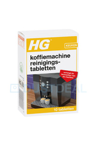  HG cleaning tablets for coffee machines (10 pieces)