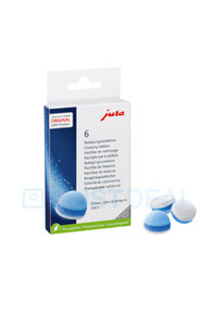  Jura 3-i-1 rengjørings tabletter (6 stykker)