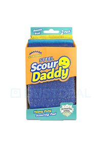  Scrub Daddy | Scrub Daddy Oțel | Gri (2 bucăți)