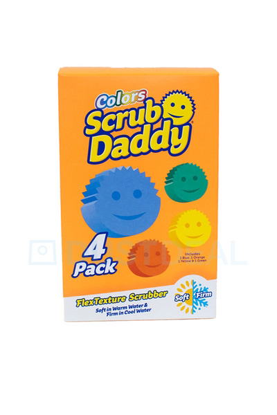 Oggetto - Scrub Daddy  Colori spugne (4 pezzi) - DustDeal - Necessità  legate ai sacchetti raccoglipolvere & agli aspirapolvere