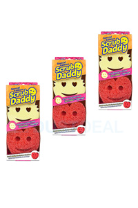  Ofertă: Scrub Daddy | Ediție specială | Scrub Daddy/ Mommy Heart Shapes Twin Pack (3 seturi)
