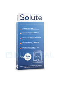  Solute Cleaning tablets 1.6 grams | Ø 18 mm | 10 pieces