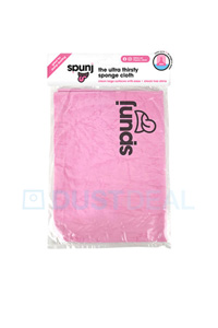 Spunj ultra absorberende doek (roze)