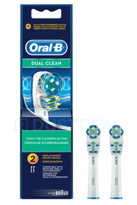 Oral-B Dual Clean Brosse à dents (2 pièces)