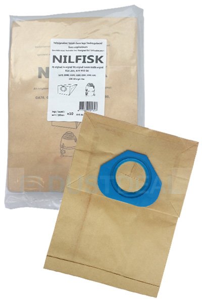 Nilfisk bolsas de aspiradora (bolsas para el polvo) 10 piezas de