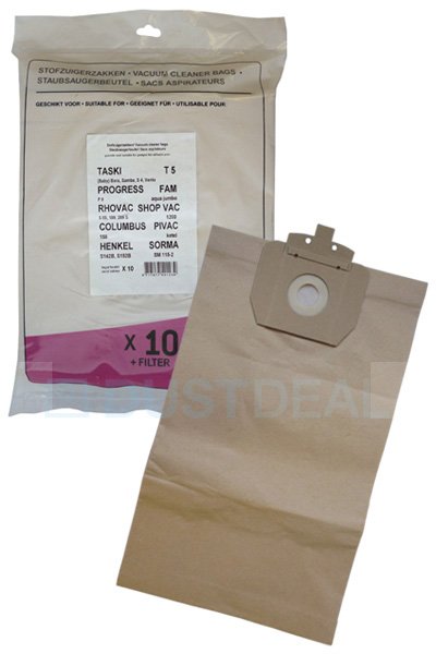 Sacs d'aspirateur (10 sacs) - DustDeal - sacs et accessoires pour aspirateur