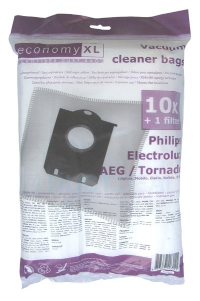 Fresh 10 x Vacuum Cleaner Dust Bags For Electrolux Ergospace Hoover Bag