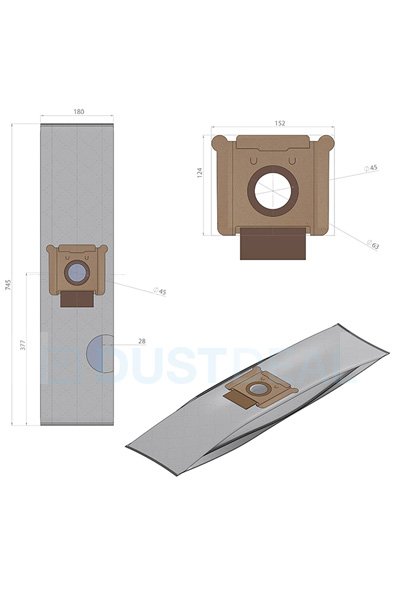 Sacchetti raccoglipolvere Microfibra (5 sacchetti) - DustDeal - Necessità  legate ai sacchetti raccoglipolvere & agli aspirapolvere