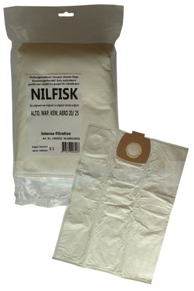 82.147.400 10 Dust bags microfibre for Nilfisk-Alto 7400 >> 8214 