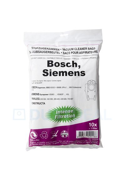 Sac Aspirateur type P Bosch Siemens 462588